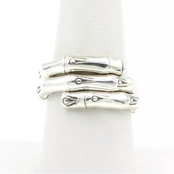 John Hardy Bamboo Sterling Silver Coil Ring